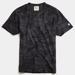 Todd Snyder x Champion Camo Tee Shirt in Black (size Medium)